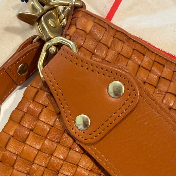 Clare V Tan Brown Leather Woven Moyen Messenger Shoulder Bag in Dustbag & Tag - Picture 10 of 10